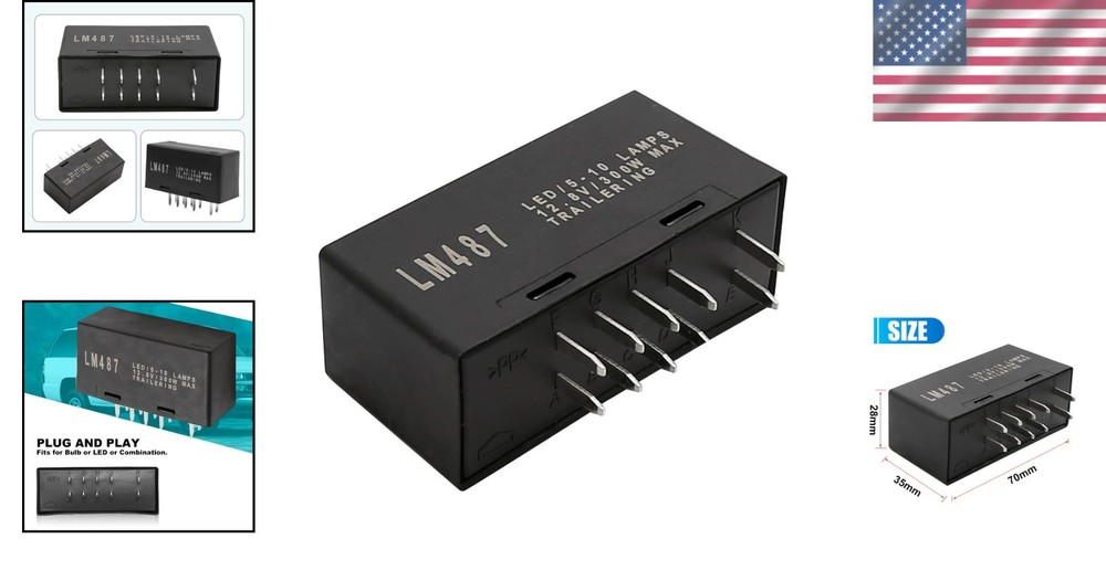 10383321 LED Flasher Relay Fix Hyperflash for GM Vehicles