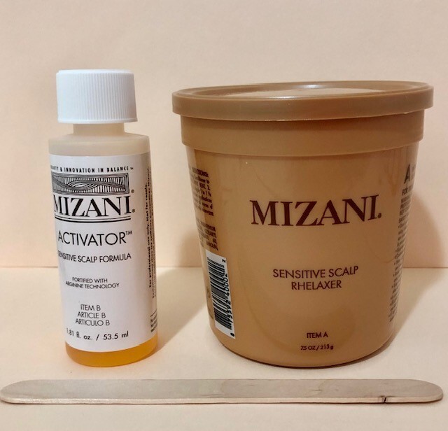 (New Packaging) Mizani Sensitive Scalp Relaxer 4 Application Kit