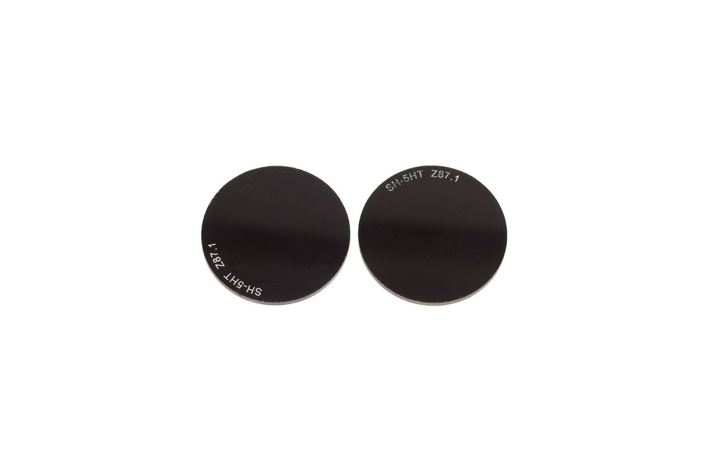 2PACKFORNEY Shade #5 Welding Filter Safety Lens Replacement Eye Protector, Round