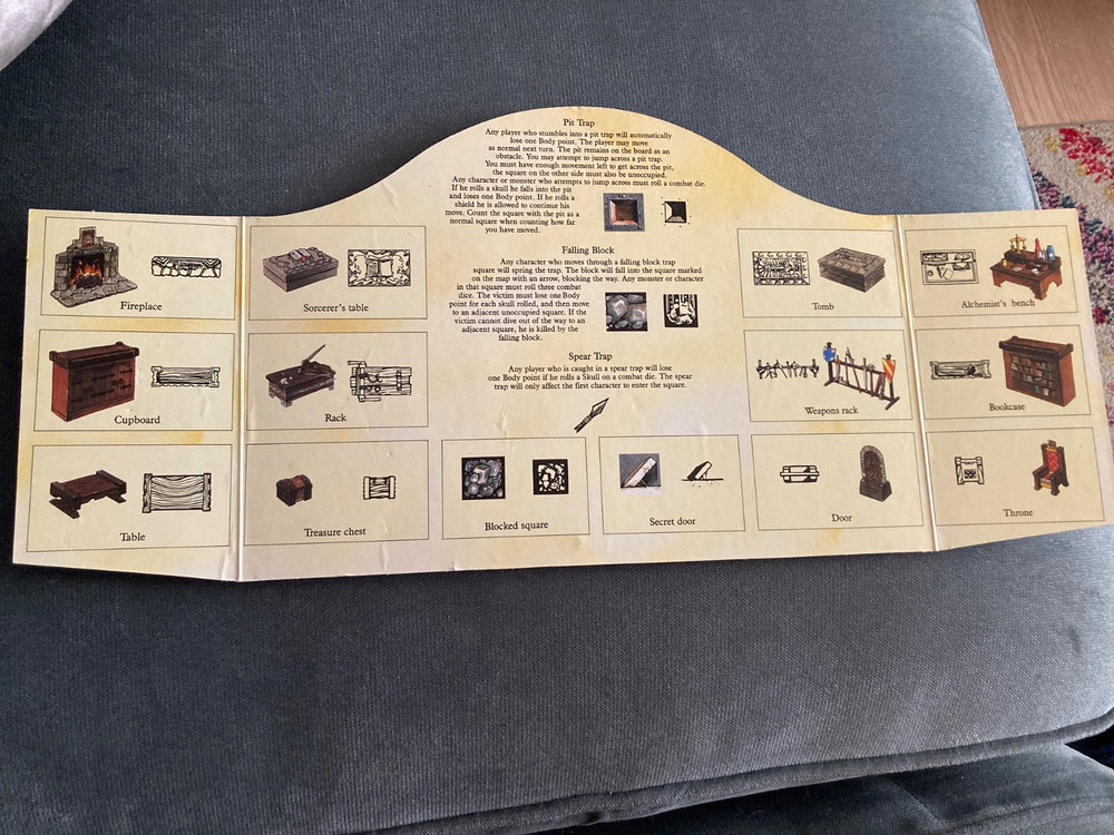 Heroquest Dungeon Master DM Screen