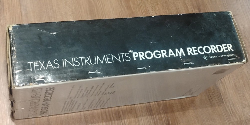 1982 Texas Intruments Program Cassette Recorder Model PHP2700