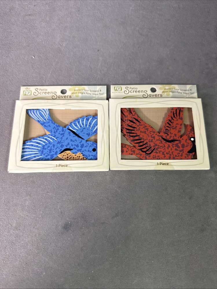 Figi By Encode Patio Screen Savers Cardinal Wings Up & Bluebird Soaring