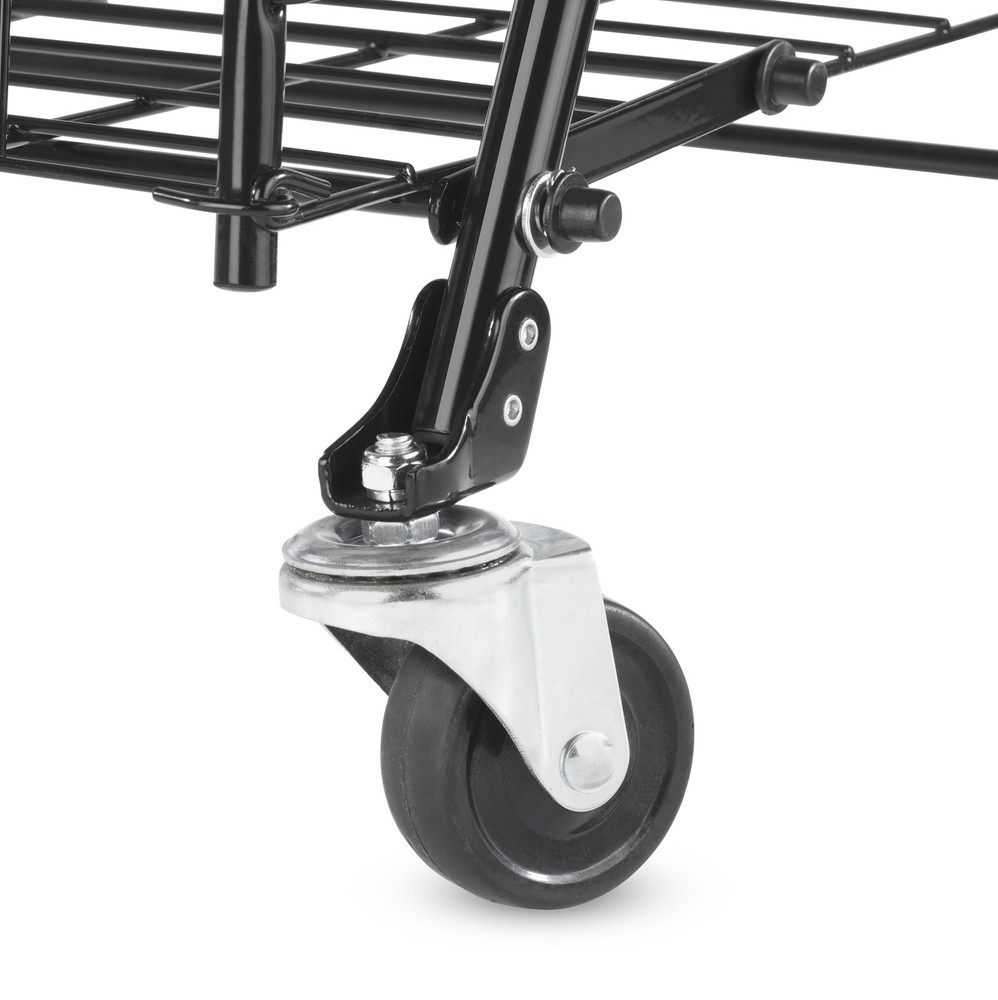 Mainstays Rolling Multipurpose Cart, Metal, Black