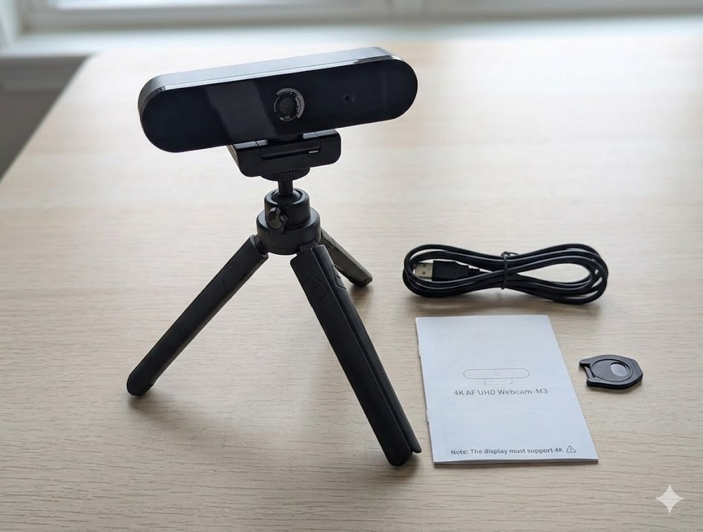 Nisheng M3 4K Ultra HD Webcam