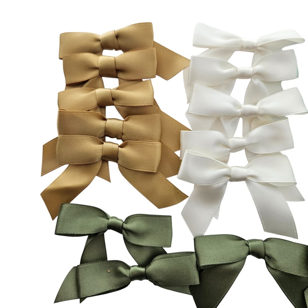 Anna Griffin 25 pc Satin Bows 5/8" Assorted Colors