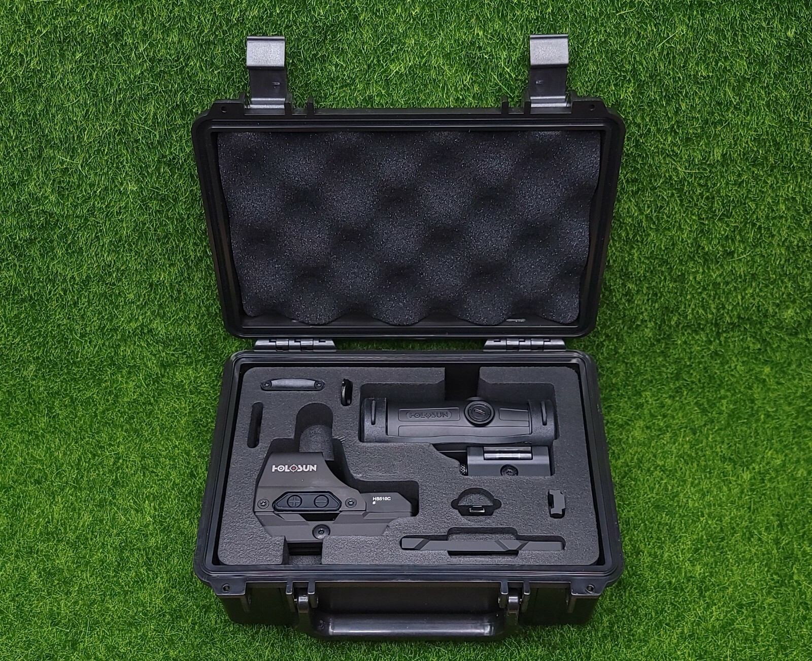 Holosun Red Circle Dot Reflex Sight Combo w/ HM3X Magnifier - HS510C+HM3X