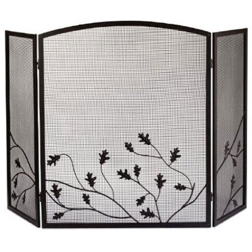 Panacea Products 15914 3-Panel Oak Leaf Fireplac