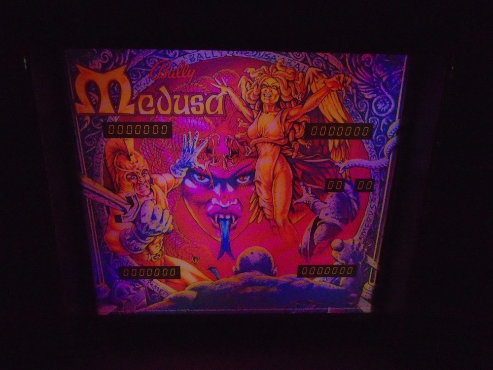 Bally Medusa Pinball Head LED Display light box