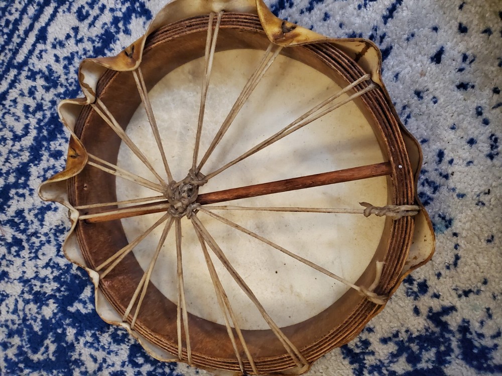 Gorgeous Handmade Leather Drum