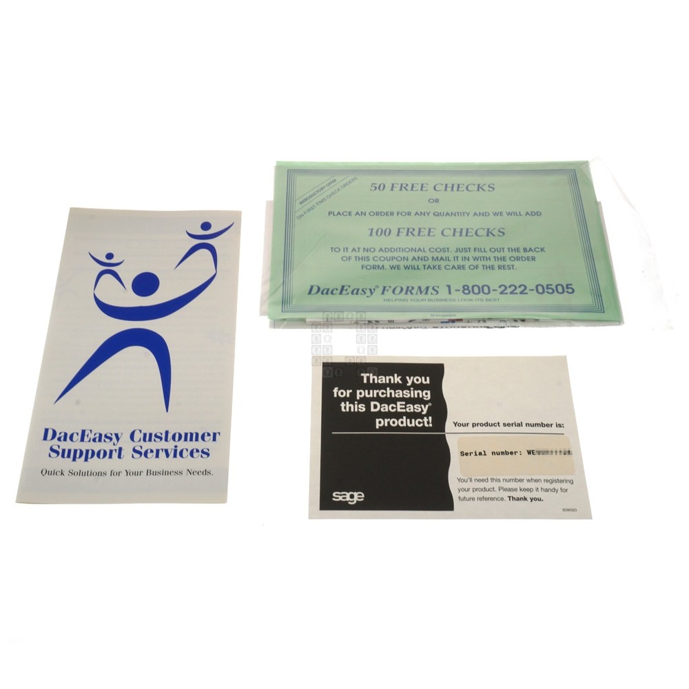 Sage DacEasy DWOE90N4UP Windows Order Entry Network CD Upgrade, Version 9