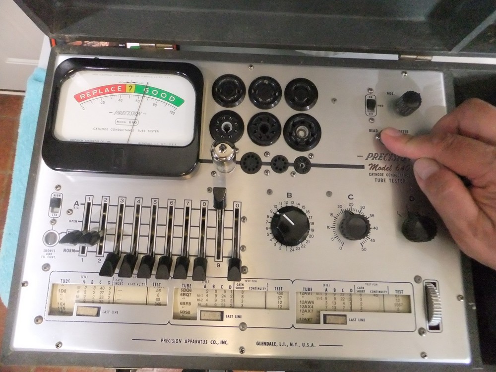 PACO 640 Precision Cathode Conductance Tube Tester