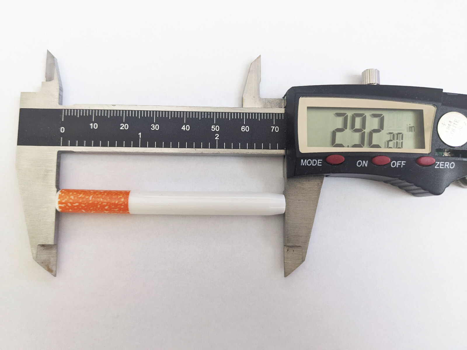 10x Ceramic One Hitter Dugout Pipe Cigarette Bat Large 74mm / 2.92" Free Shippin