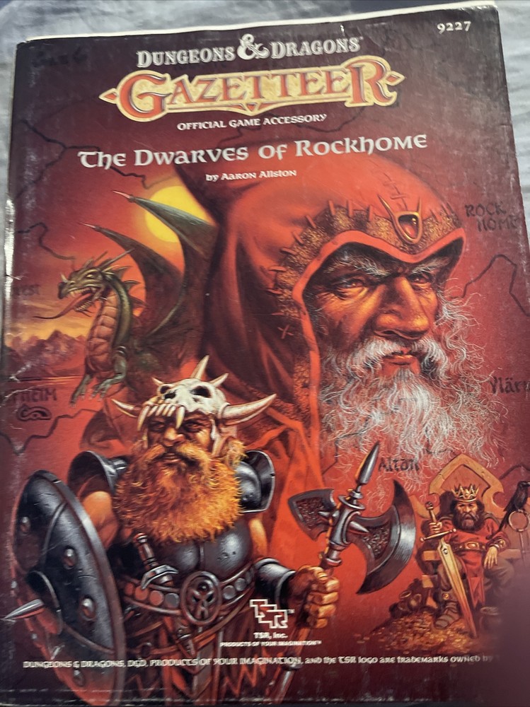 TSR Basic D&D Dwarves of Rockhome VG