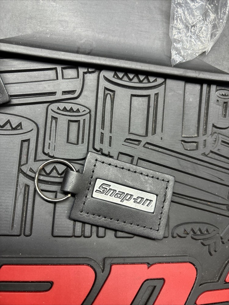 Snap On Tools Key Ring Black Leather