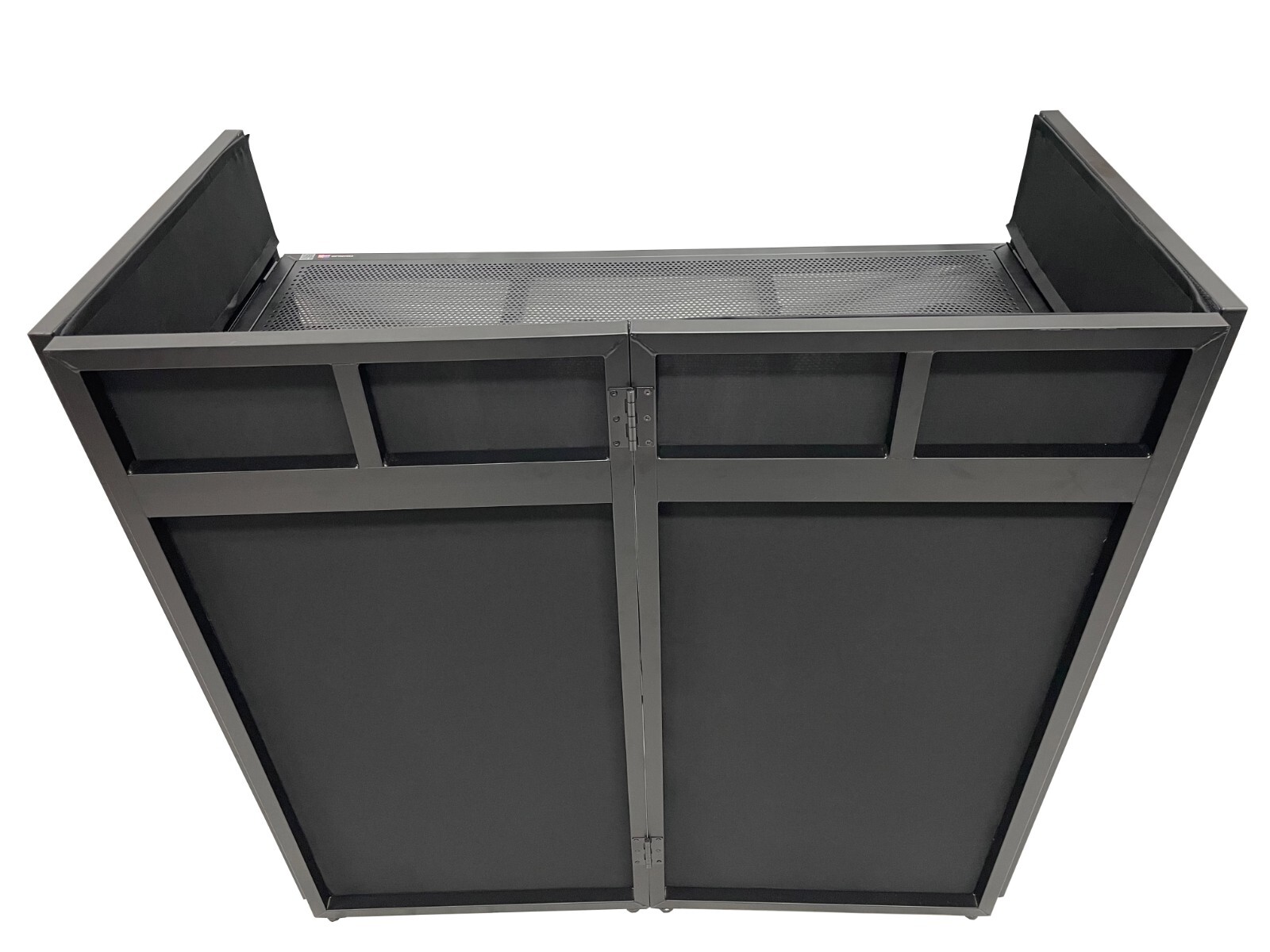 Large 46" Wide DJ Event Facade White/Black Scrim Booth+ Upper/Lower Color Mixing