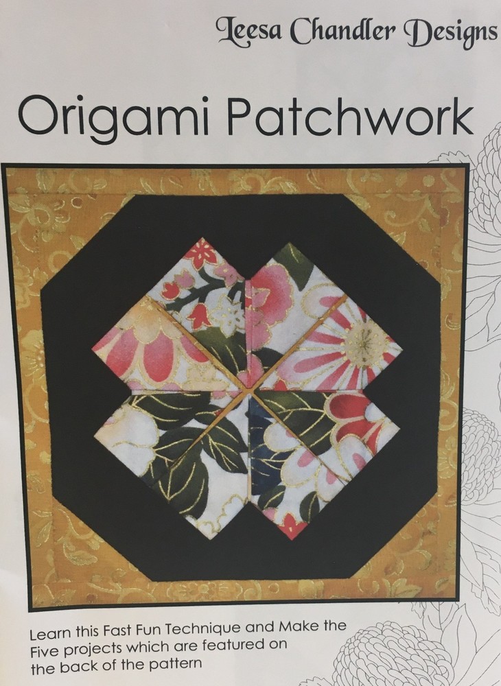 Origami Patchwork Quilt Block Sewing Pattern Instructions, Leesa Chandler
