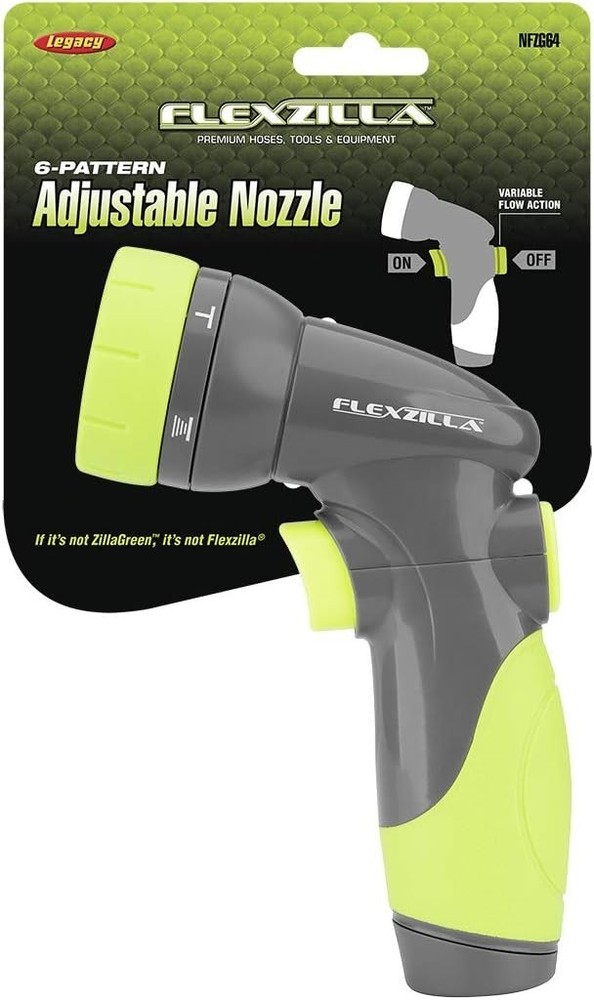 Lightweight & Comfortable Adjustable Garden Hose Nozzle with Easy Toggle Switch