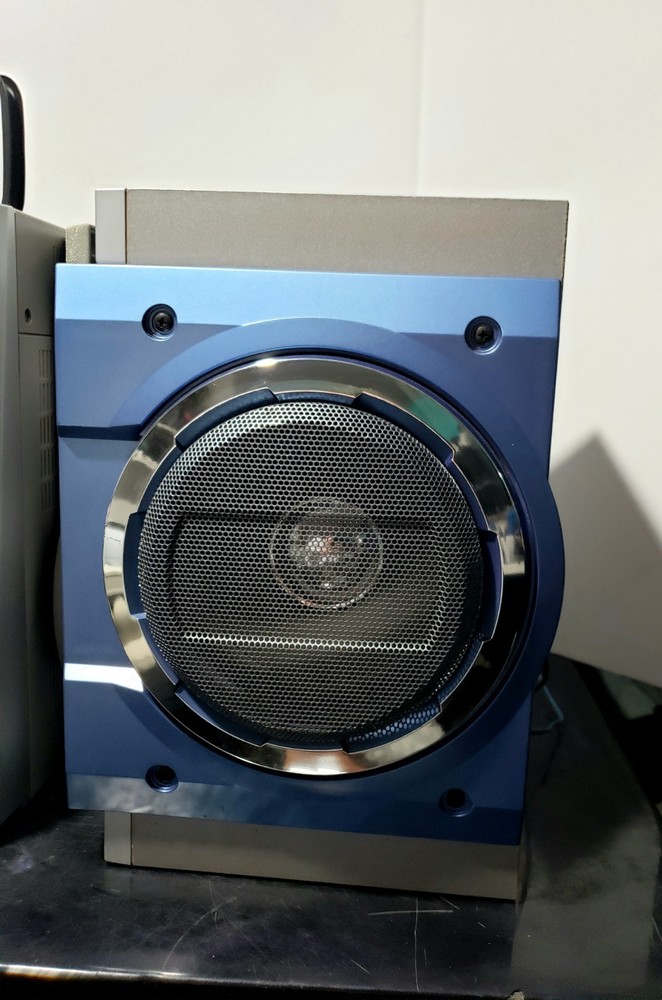 SHARP Mini Component Shelf System - CD-BA300 - Tested, Dual Sided Speakers, READ