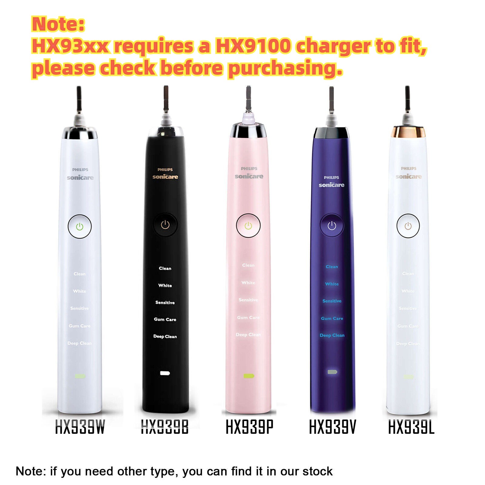 NEW Electric Toothbrush Handle for Philips Sonicare DiamondClean HX939P/V/W/B/L