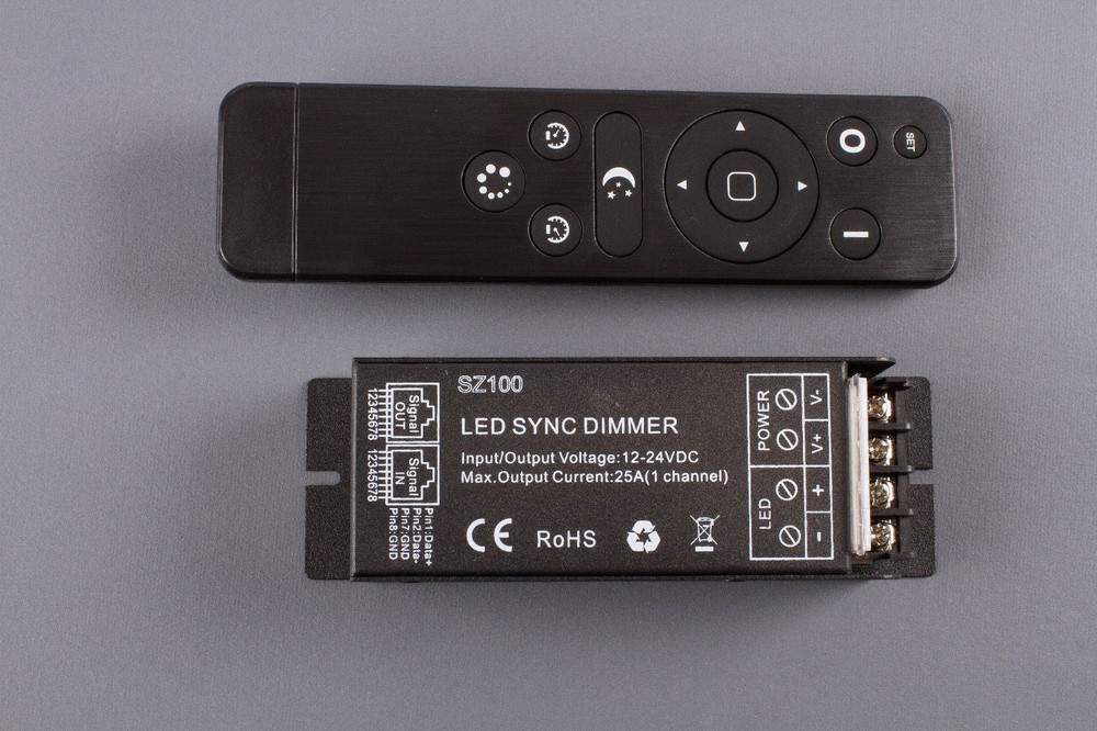 LED light module strip controller Flash on/off function + remote linkable unit