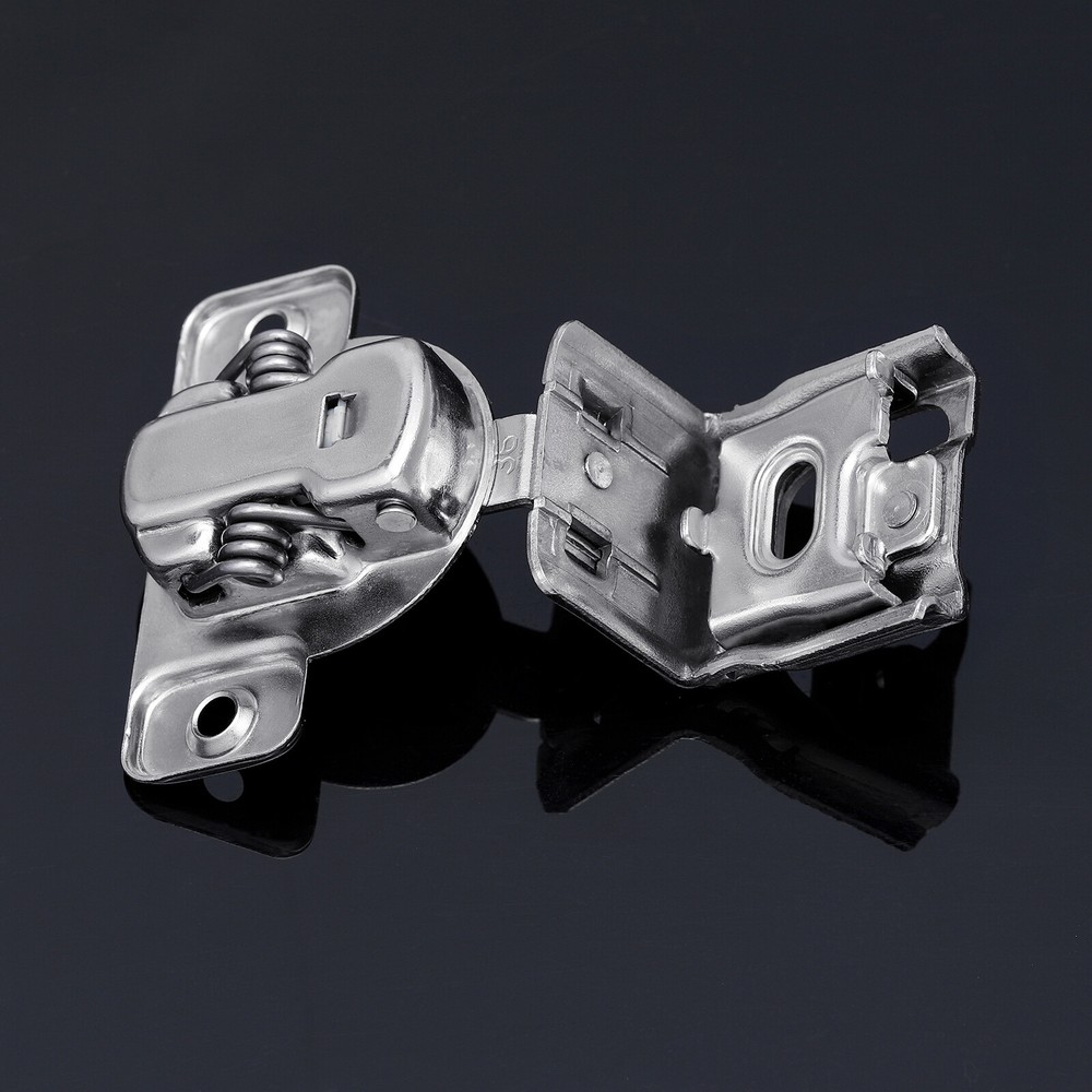4Pcs Kitchen Cabinet Door Hinges 1/2" Overlay Face Hinges Self Closing Compact