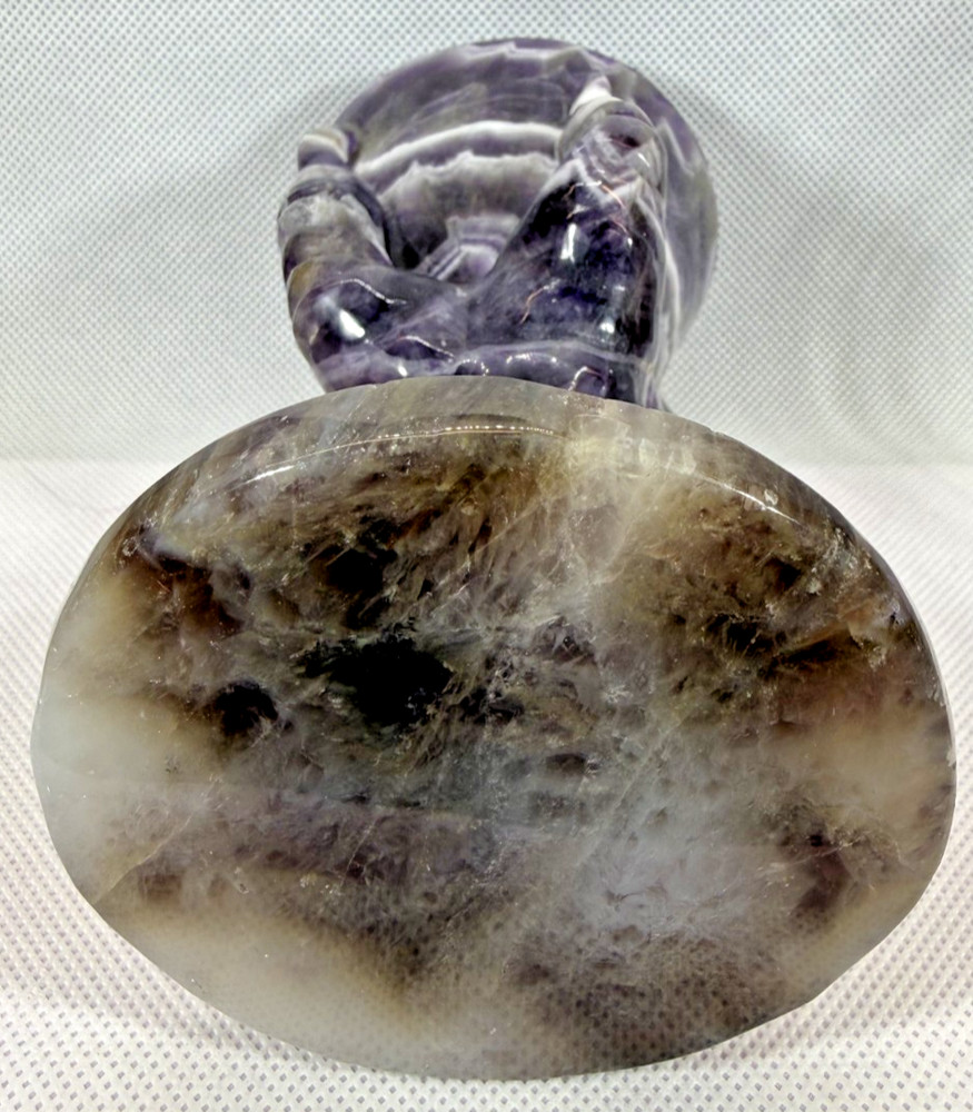 AMETHYST (CHEVRON) EAGLE CLAW GOBLET