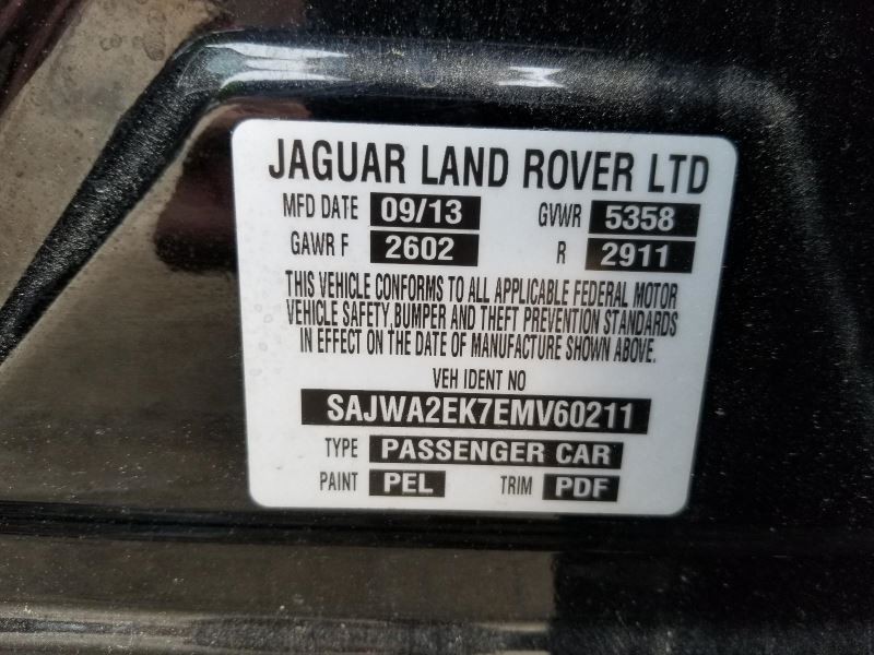 Speedometer Cluster Fits 14-15 XJ 932009