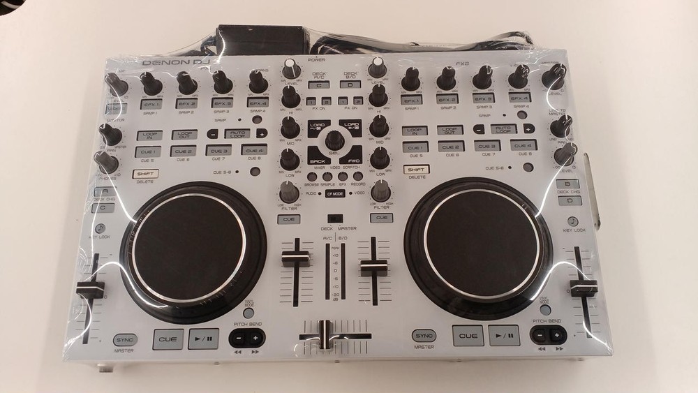 Denon MC3000 DJ Controller Professional 2-Deck MIDI Mixer USB Audio Interface