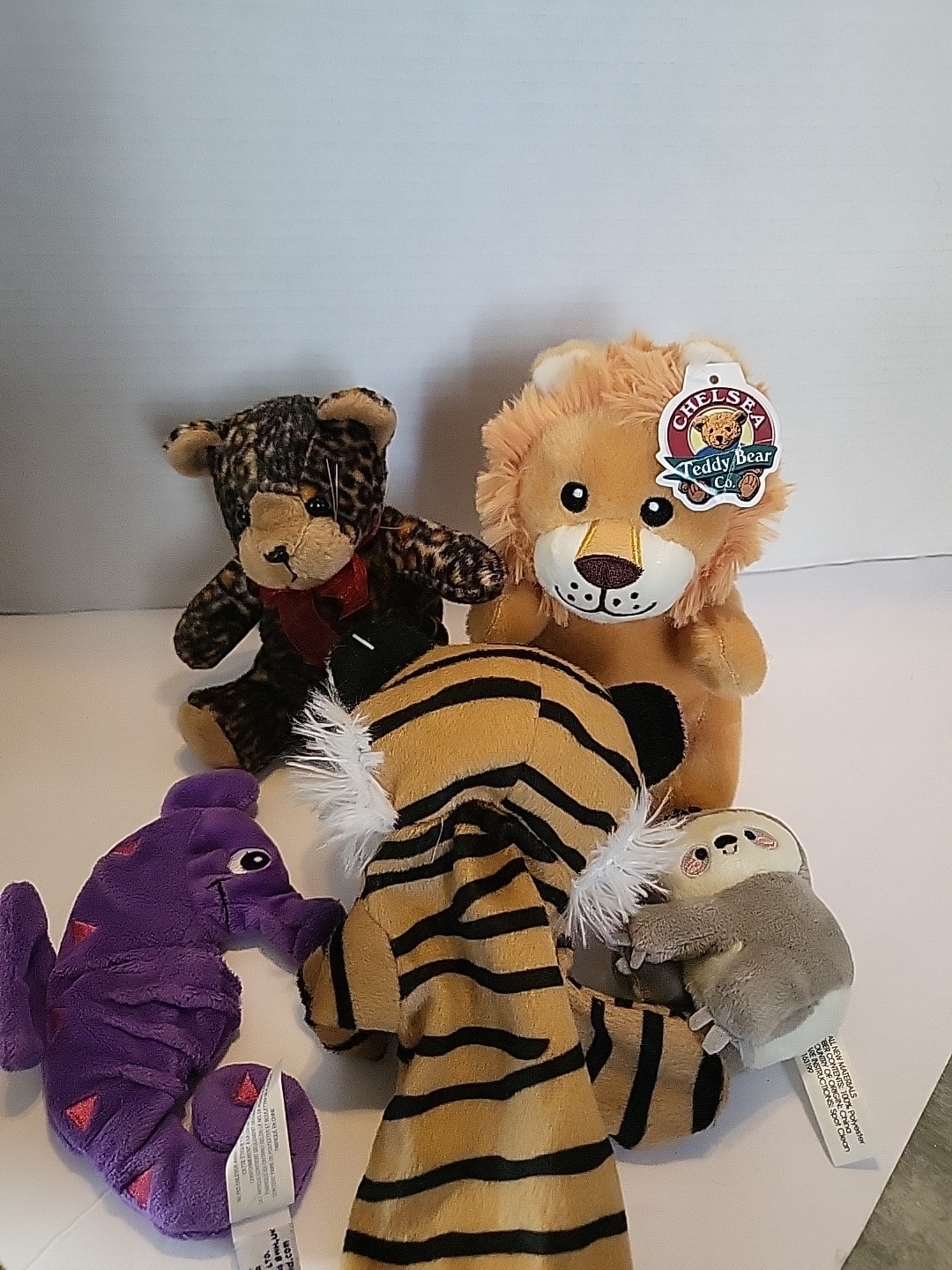 Plush Mixed Lot Of 5 Stuffed Animals