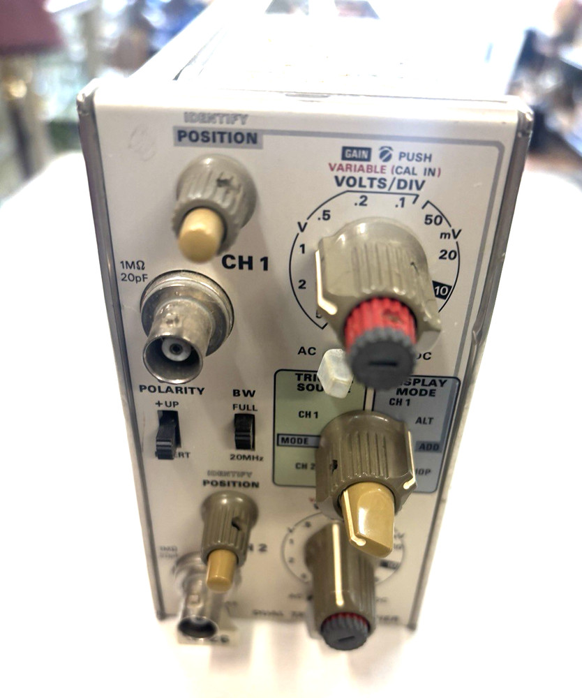 Tektronix 7A26 Dual Trace Amplifier for 7000 Series Oscilloscope Untested