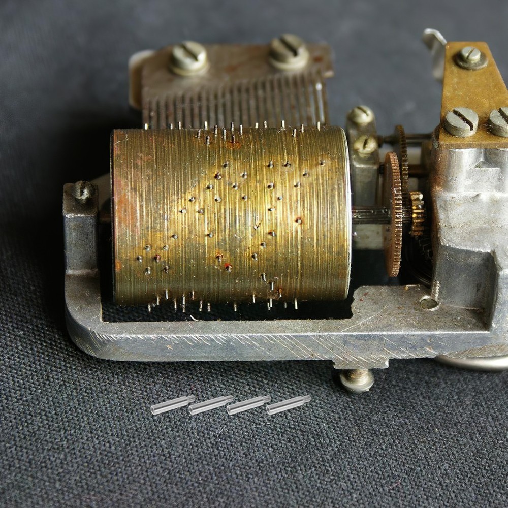 10 Pcs Music Box Replacement Spindle Extensions Bars Movement Shaft Extender