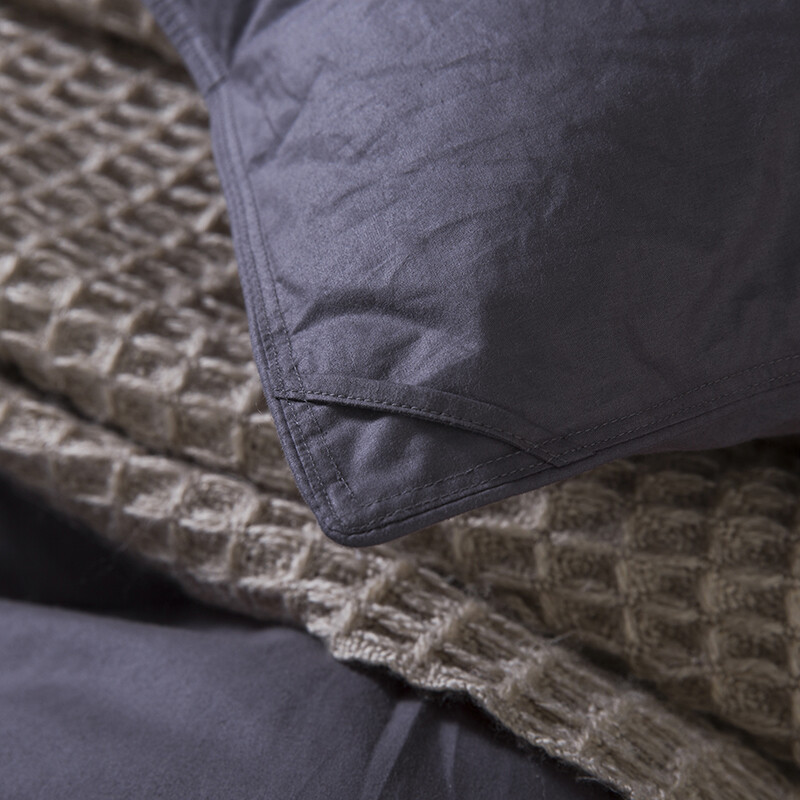 SNOWMAN Goose Down Comforter Pinch Pleat Duvet Insert 750FP,1200TC Cotton