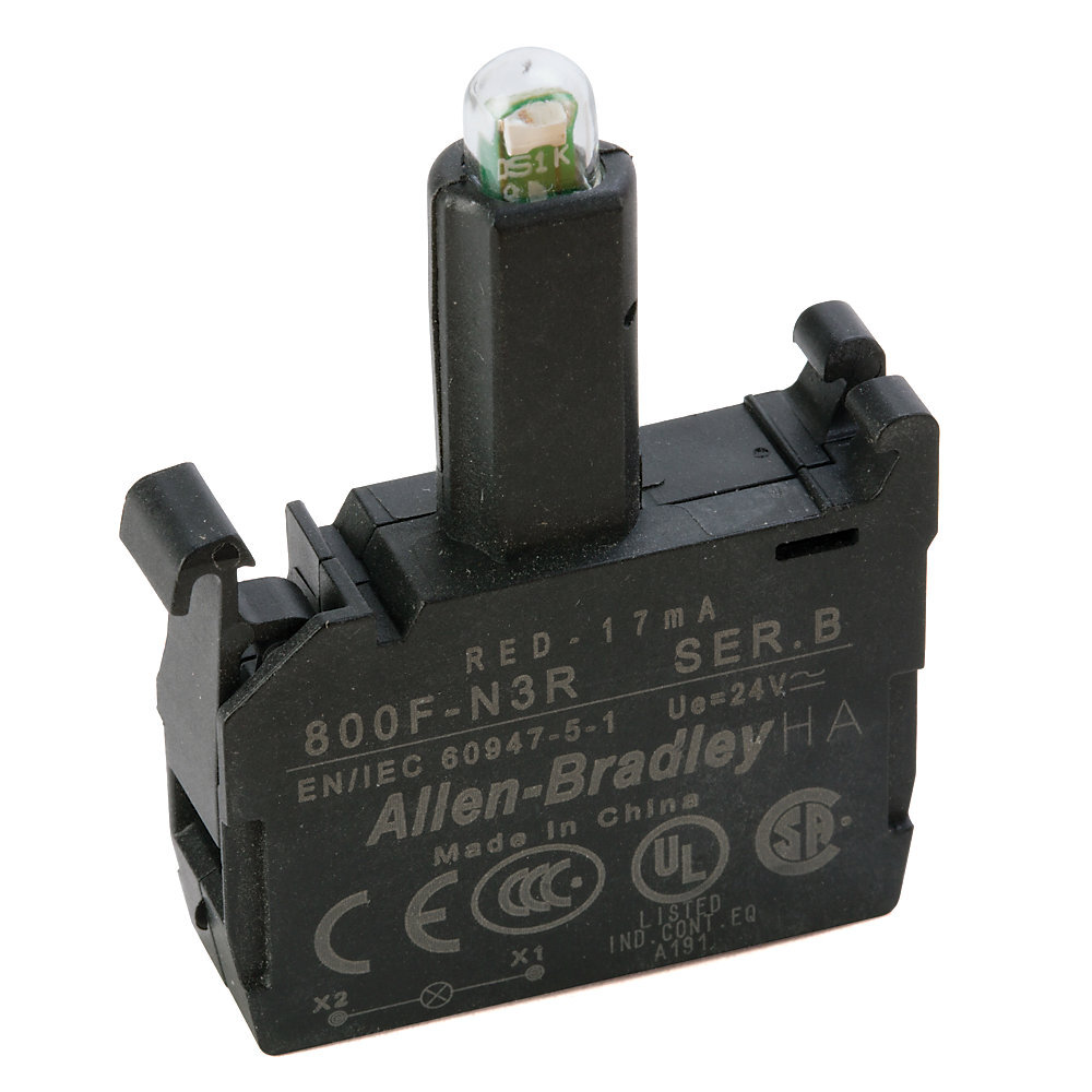 800F-N3R, Allen Bradley, 22mm LED Module 800F PB