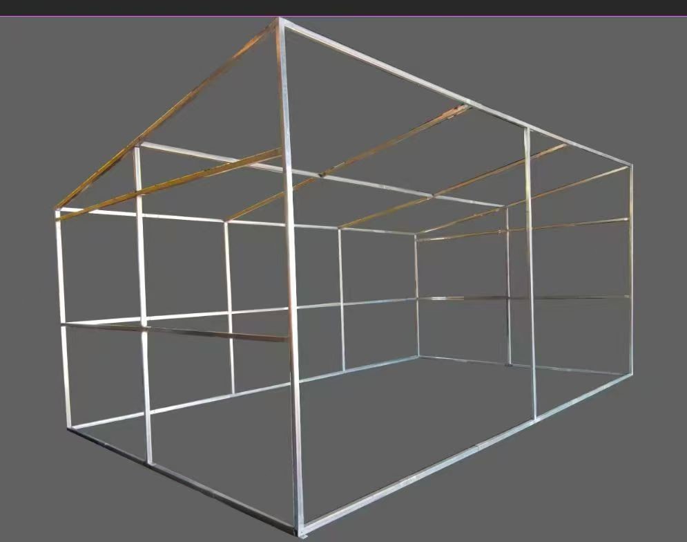 Free Shipping 12'*20' Galvanized Metal Livestock Shed Buildings Farm In USA