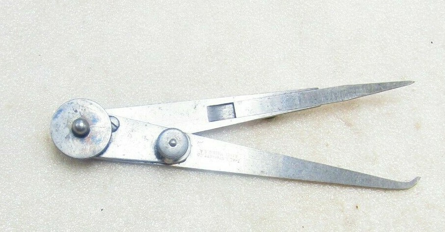 Hermaphrodite caliper by Starrett