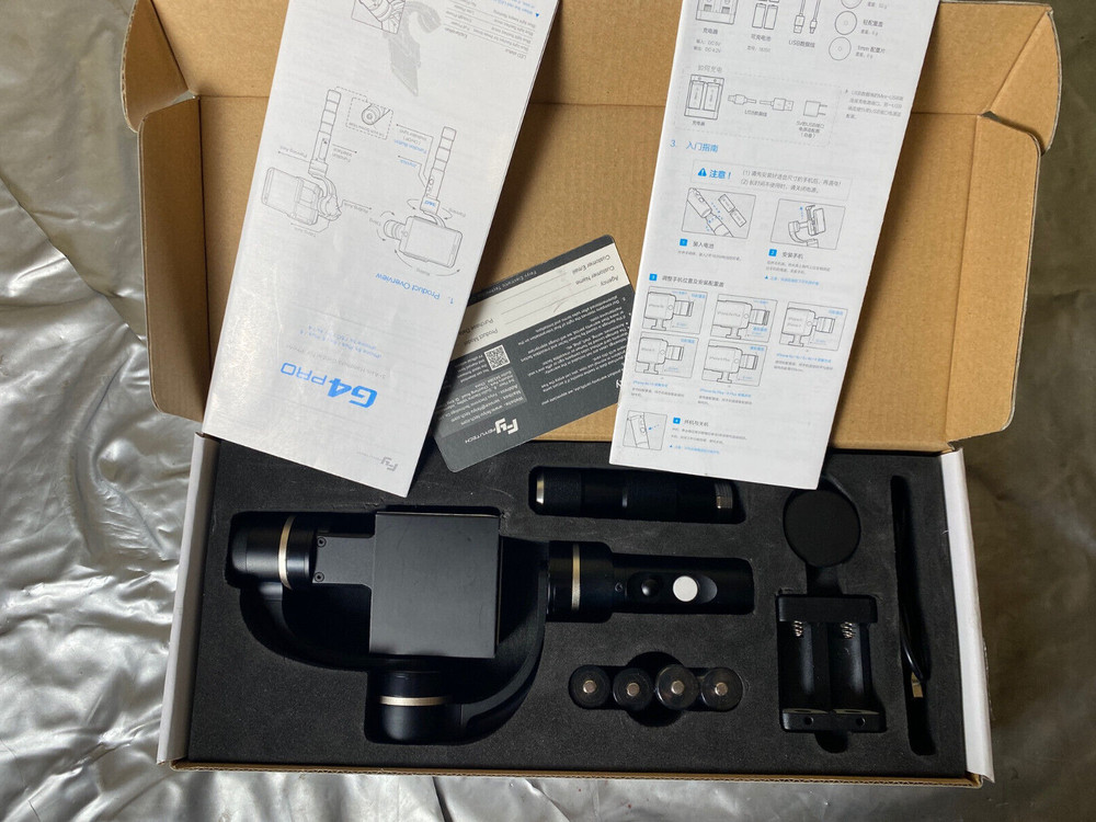 Feiyu Tech G4 Pro 3-Axis Handheld Stabilized Gimbal iPhone Android Samsung