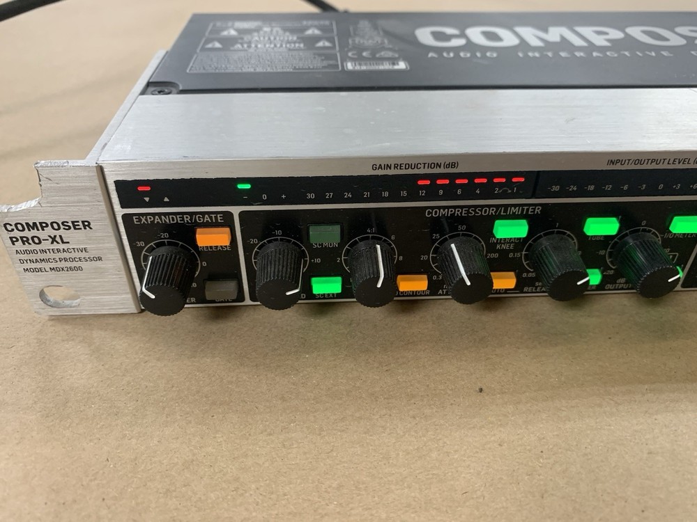 Behringer MDX2600 Audio Interactive Compressor Dynamics Processor Composer-XL