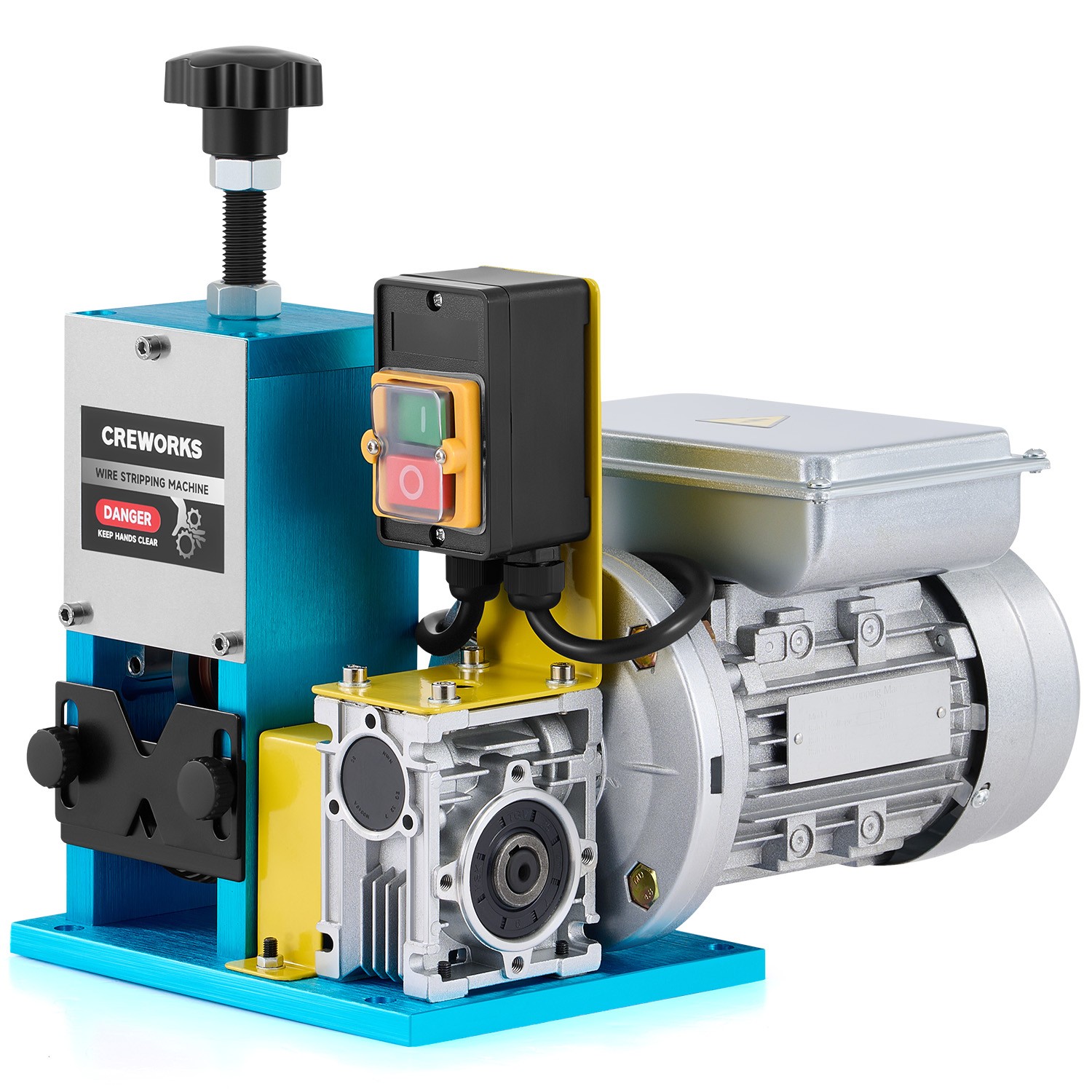 CREWORKS Electric Powered Wire Stripping Machine Cable Stripper Metal Recycle