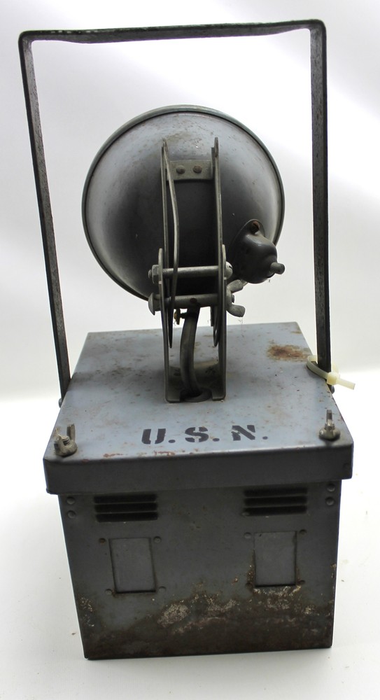 Navy Lantern Vintage U.S.N. Marked Light