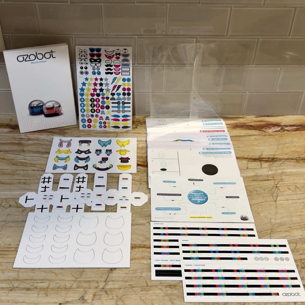 OZOBOT Bit Starter Pack OZOk-040301-04 Coding Robot Kit TESTED Works