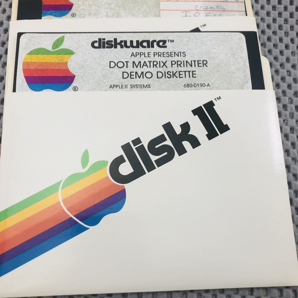 Vintage Apple II Software Diskware 1982 Dos 3.3 System Master - Pro DOS
