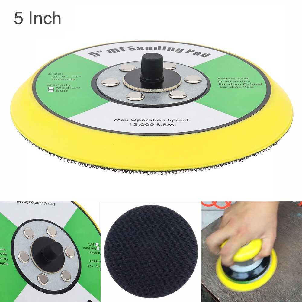 Professional 5 Inch Hook Loop Backing Pad For Sanding Sander Disc Angle Grinder