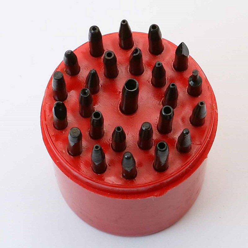 25PCS Assorted Sizes Punches Staking Punching Tool Set For Watchmakers