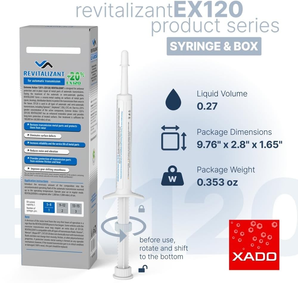 EX120 Automatic Transmission Treatment - Reduce Vibration