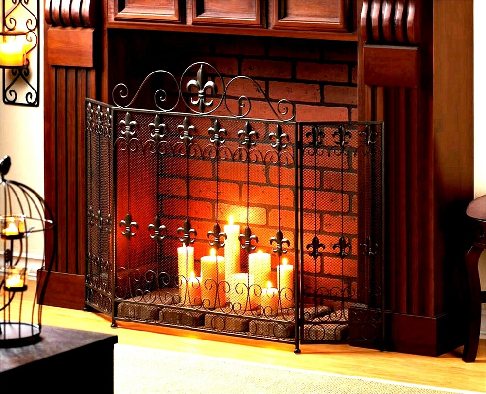 FRENCH REVIVAL FIREPLACE SCREEN ** NIB
