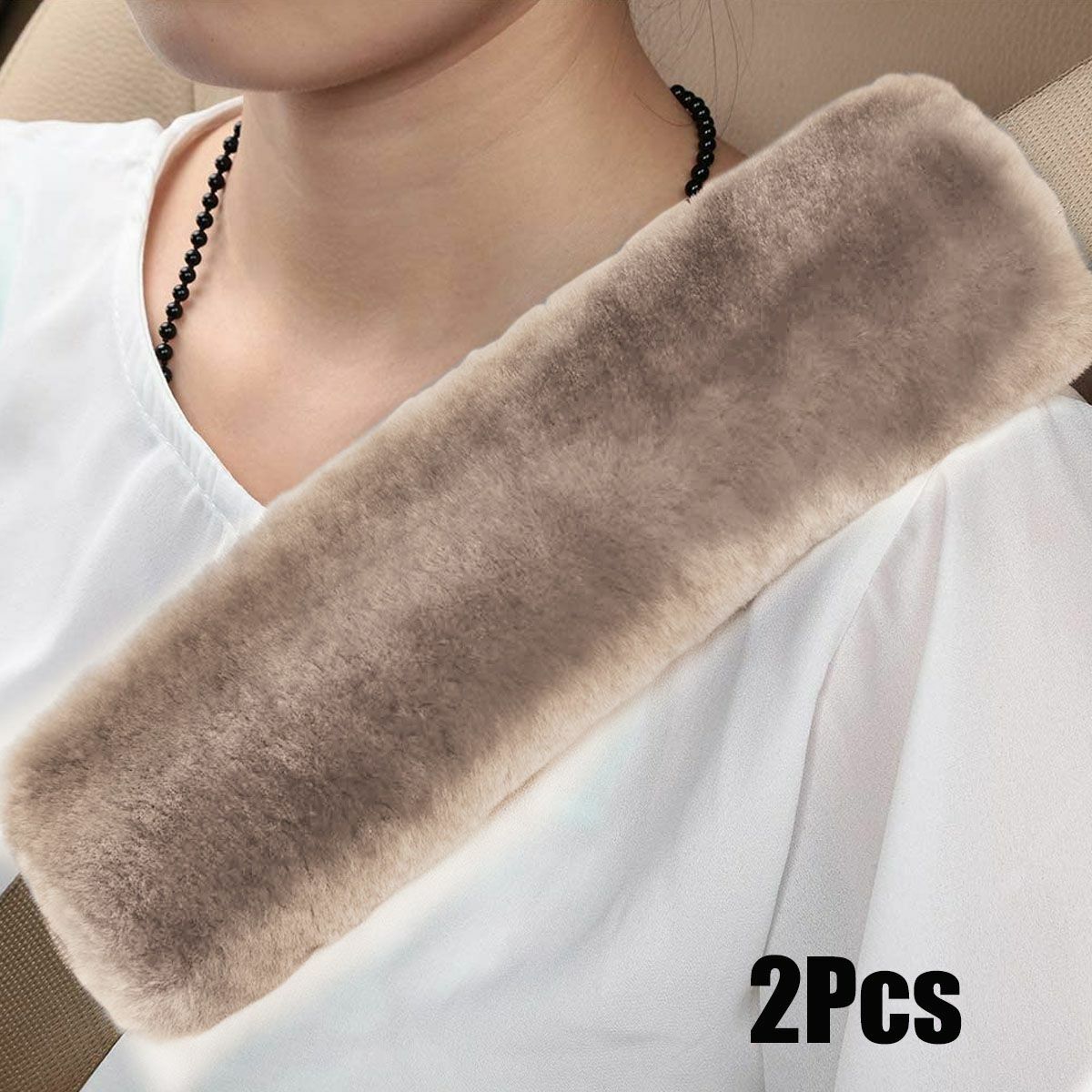 2Pcs Car Safety Seat Belt Shoulder Pad Cover Cushion Harness Comfort Auto Truck