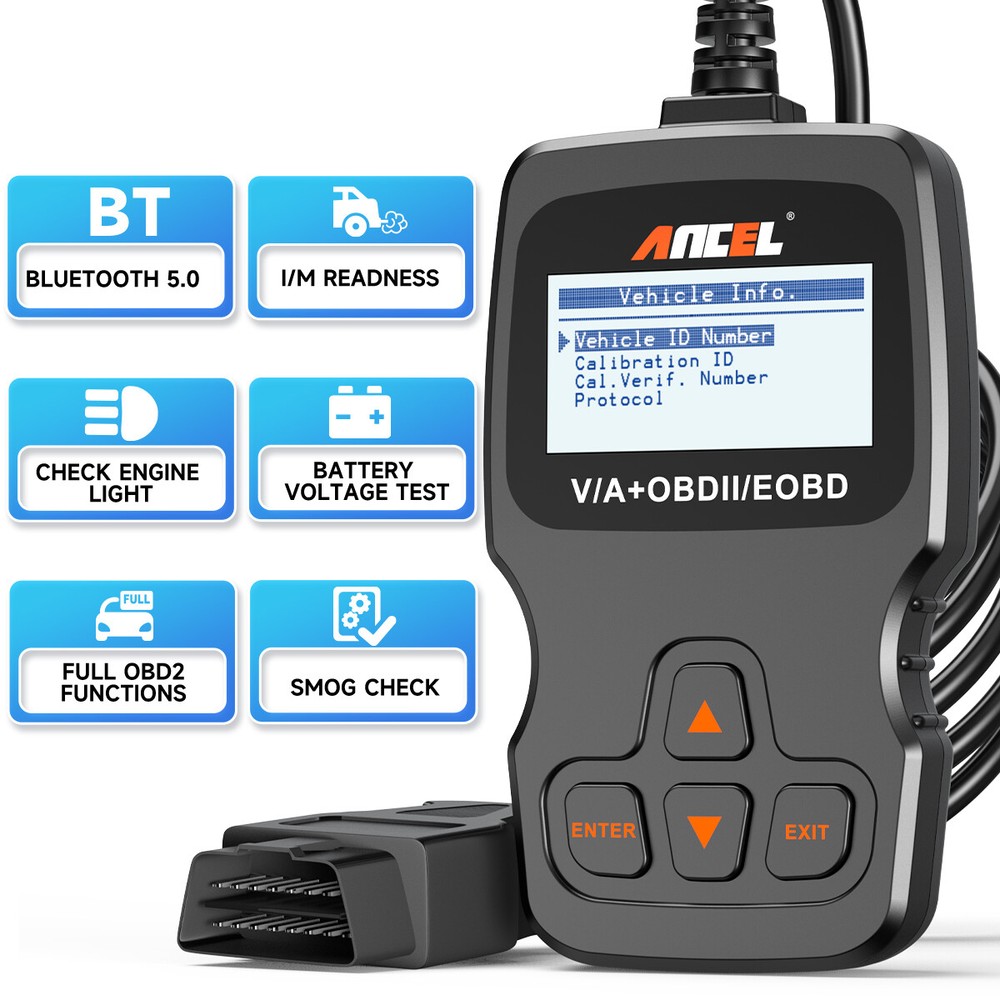 ANCEL AD310 BT Bluetooth Code Reader OBD2 Scanner Diagnostic for iOS Android