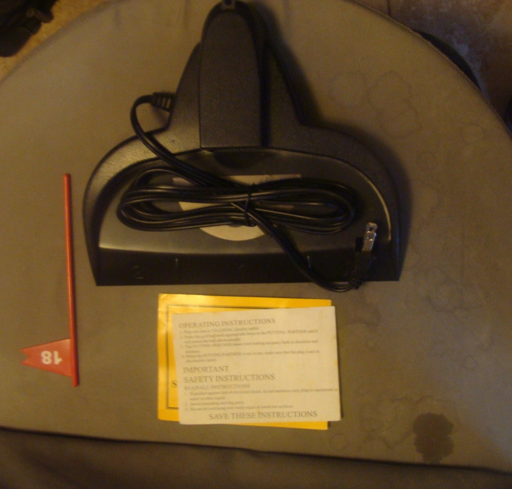Electric Indoor Golf Practice Putting Partner Ball Return Portable