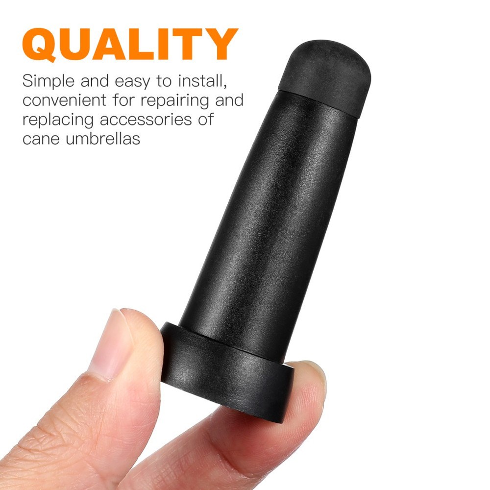 2 Pcs Rubber Umbrella Tip Protector Pole Caps Umbrella Replacement Cover