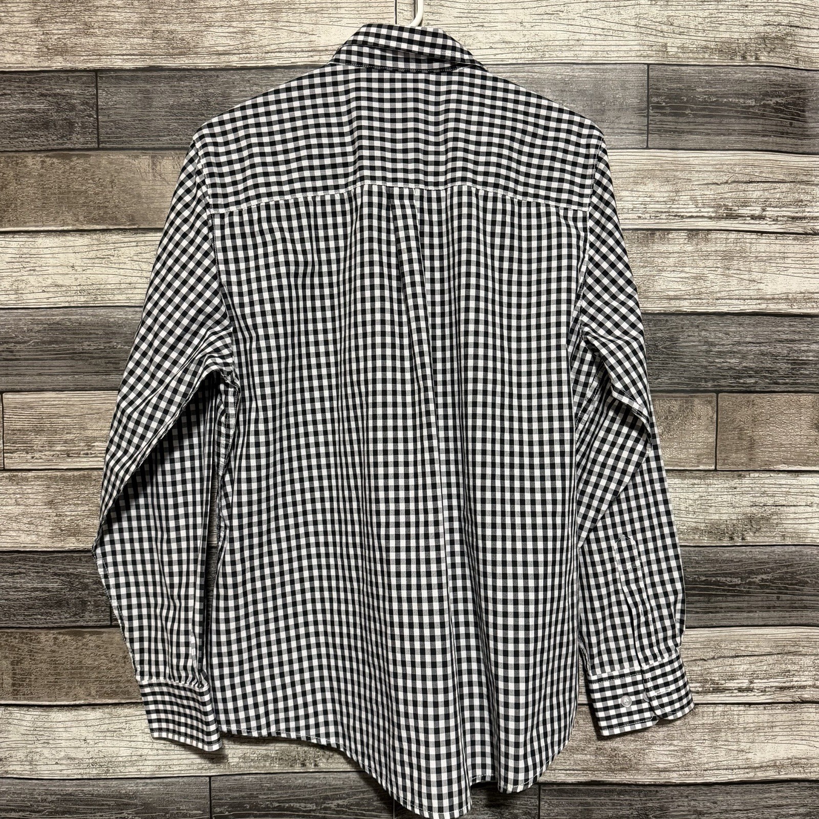 Chef Works Gingham Plaid Button Up Shirt Women’s XL The Pike Brewing Co Seattle
